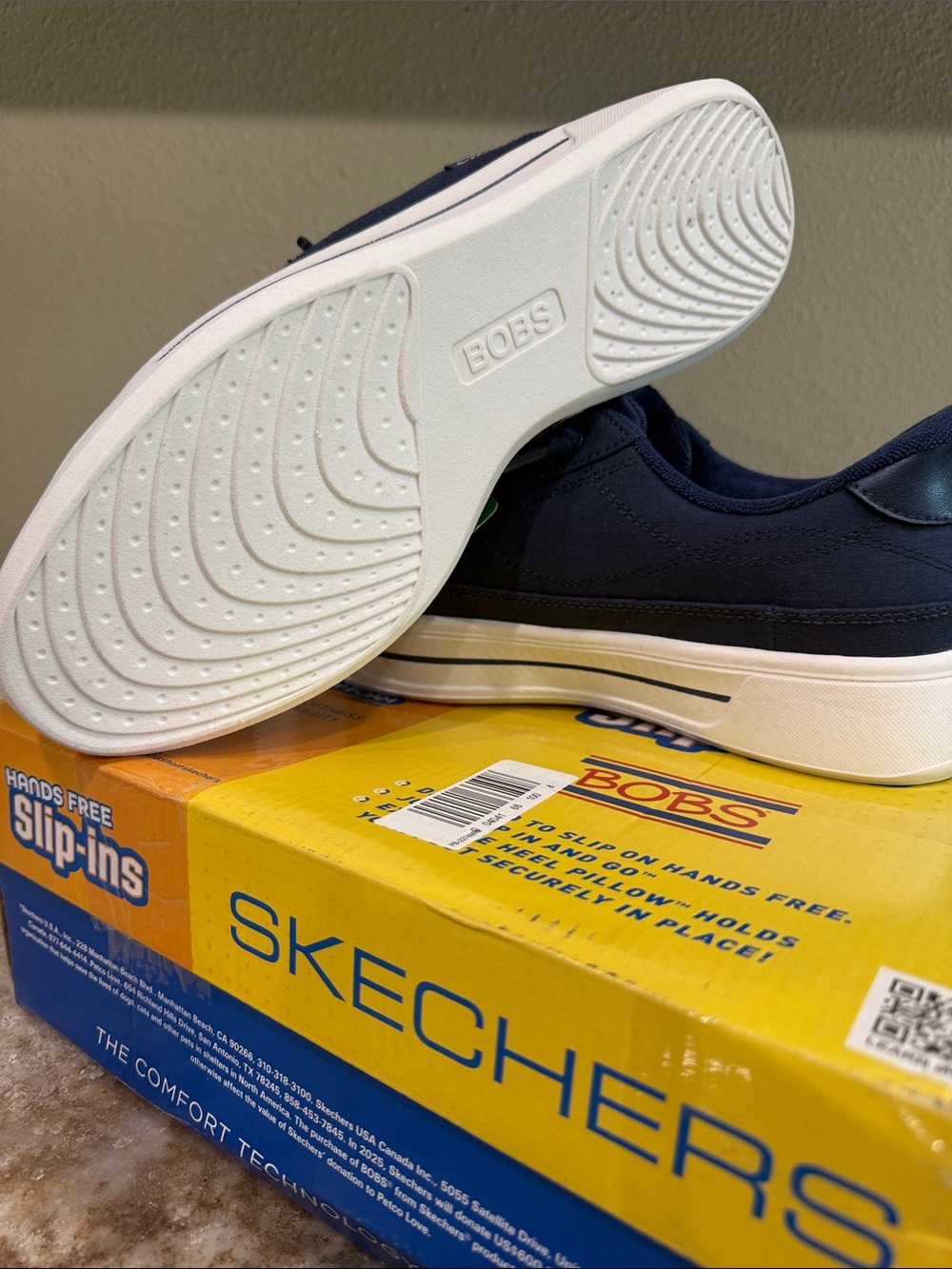 Skechers Navy Blue Women's Sneakers - Picture 4 of 4